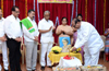 Poojary celebrates Indira Gandhi birth centenary in a unique way